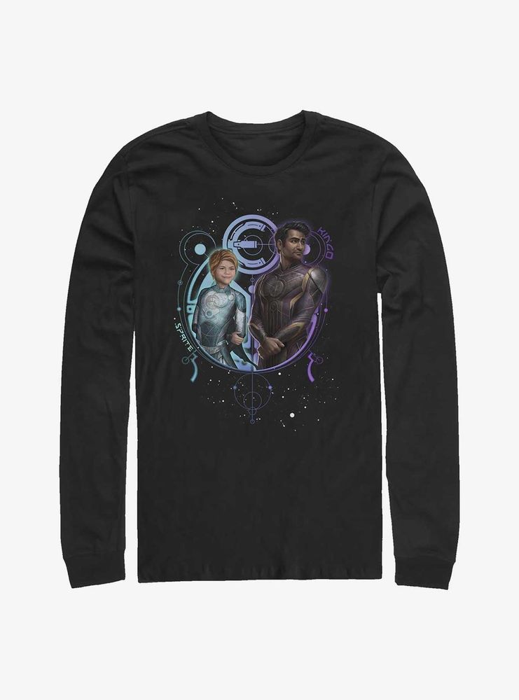 Marvel Eternals Sprite & Kingo Duo Long-Sleeve T-Shirt