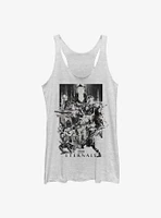 Marvel Eternals Paint Splatter Poster Womens Tank Top