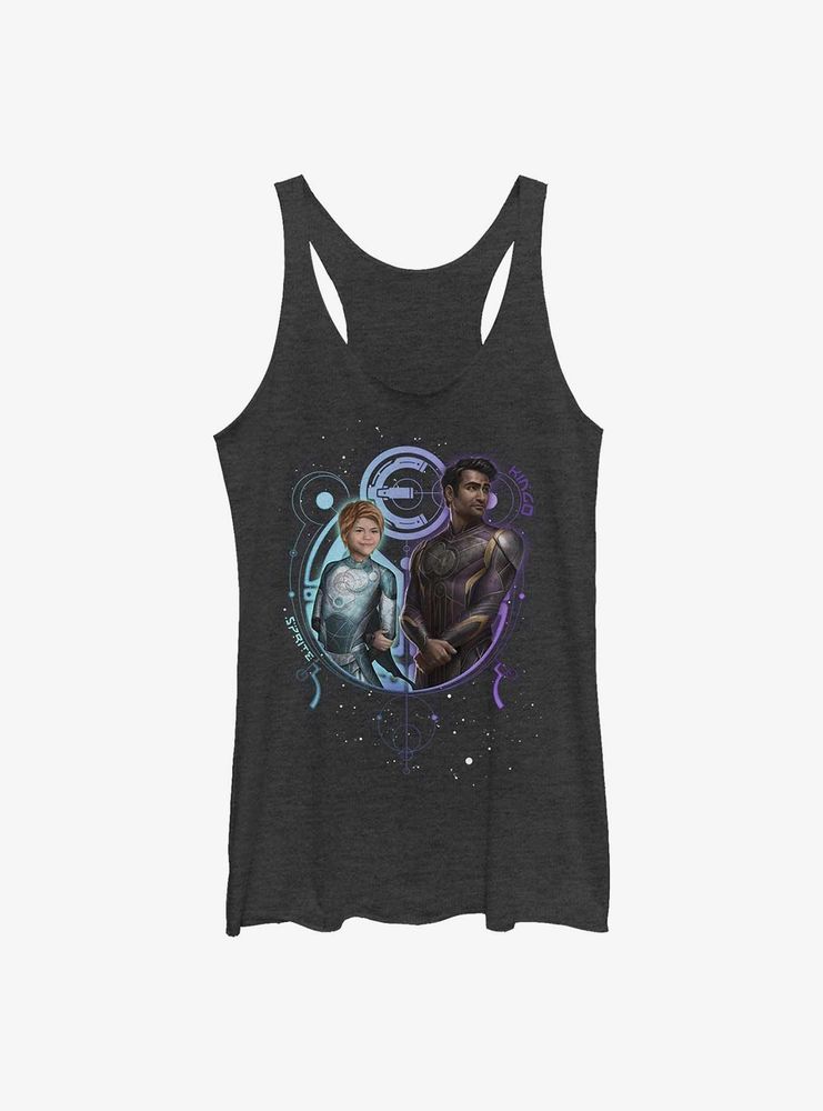 Marvel Eternals Sprite & Kingo Duo Womens Tank Top