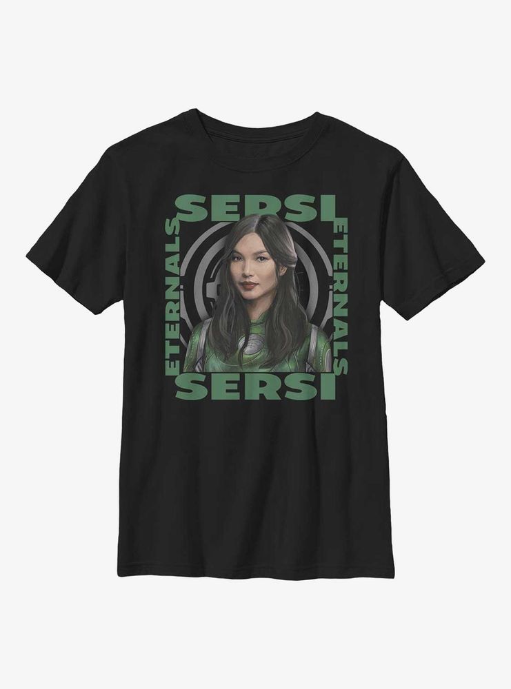 Marvel Eternals Sersi Hero Box Youth T-Shirt