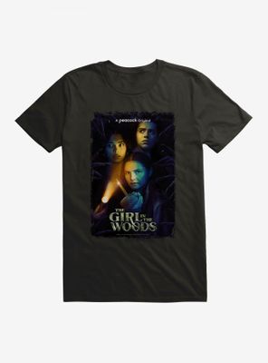 Peacock TV Girl The Woods Series Poster T-Shirt
