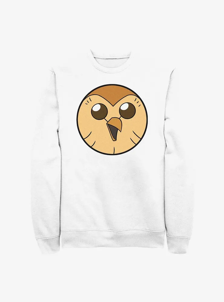 Disney The Owl House Hooty Face Solid Sweatshirt