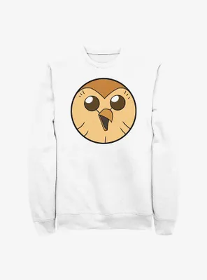 Disney The Owl House Hooty Face Solid Sweatshirt