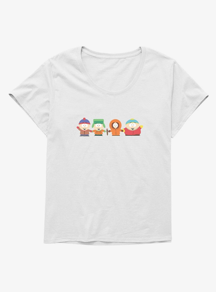 South Park Christmas Guide Holiday Wave Girls T-Shirt Plus