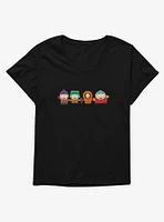 South Park Christmas Guide Holiday Wave Girls T-Shirt Plus