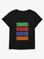 South Park Quad of Art Girls T-Shirt Plus