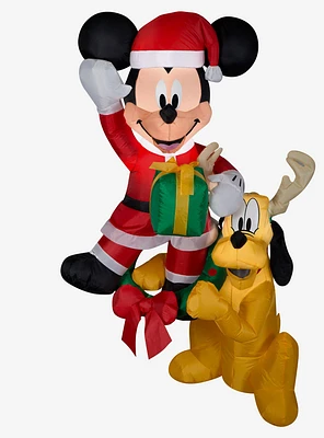 Disney Mickey Mouse And Pluto Inflatable Decor