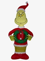 Grinch Santa Inflatable Decor