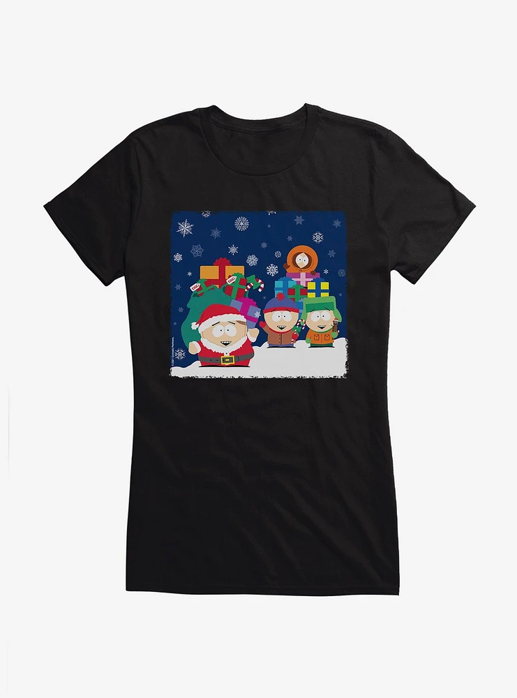 South Park Christmas Guide Presents Girls T-Shirt