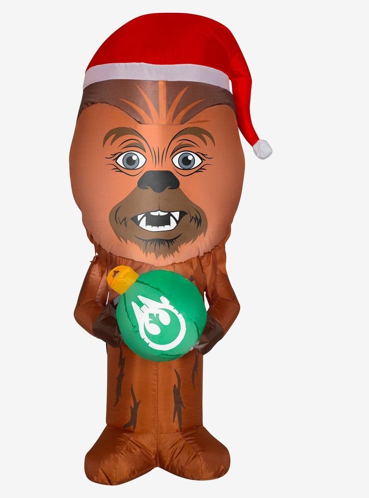 Star Wars Chewbacca Santa Hat Inflatable Decor