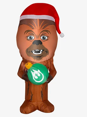 Star Wars Chewbacca Santa Hat Inflatable Decor
