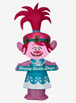 Trolls Poppy Holiday Outfit Inflatable Decor