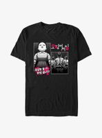 Squid Game Doll & Guards Manga T-Shirt