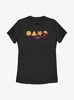 Squid Game Broken Umbrella Splatter Womens T-Shirt