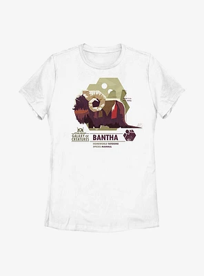 Star Wars Galaxy Of Creatures Bantha Species Womens T-Shirt