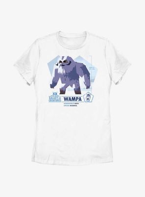 Star Wars Galaxy Of Creatures Wampa Species Womens T-Shirt