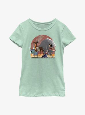 Star Wars Galaxy Of Creatures Creature Group Youth Girls T-Shirt