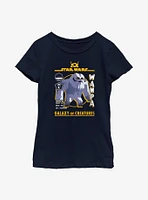 Star Wars Galaxy Of Creatures Wampa Statistics Youth Girls T-Shirt