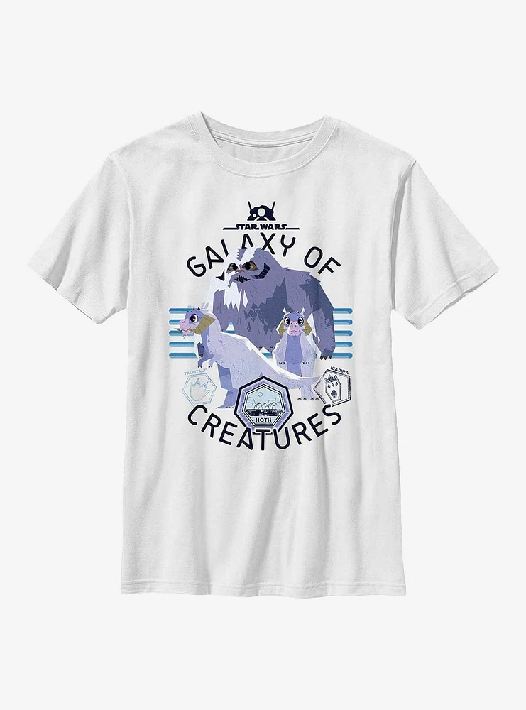 Star Wars Galaxy Of Creatures Hoth Native Species Youth T-Shirt
