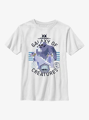 Star Wars Galaxy Of Creatures Hoth Native Species Youth T-Shirt