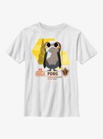 Star Wars Galaxy Of Creatures Porg Species Youth T-Shirt