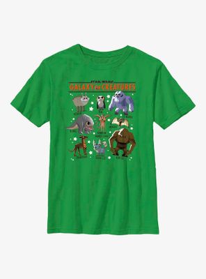 Star Wars Galaxy Of Creatures Creature Textbook Youth T-Shirt