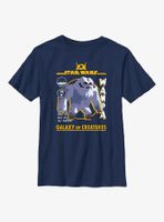 Star Wars Galaxy Of Creatures Wampa Statistics Youth T-Shirt