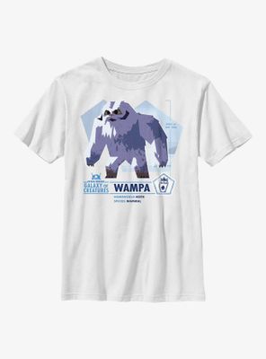 Star Wars Galaxy Of Creatures Wampa Species Youth T-Shirt
