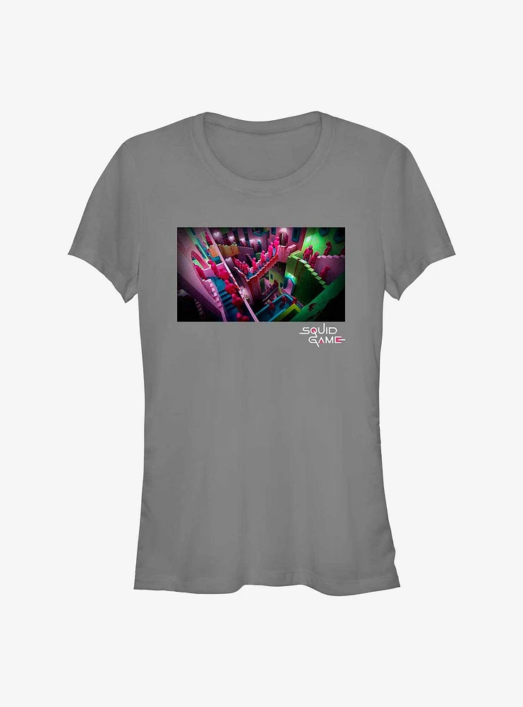 Squid Game Guards On Staircases Girls T-Shirt