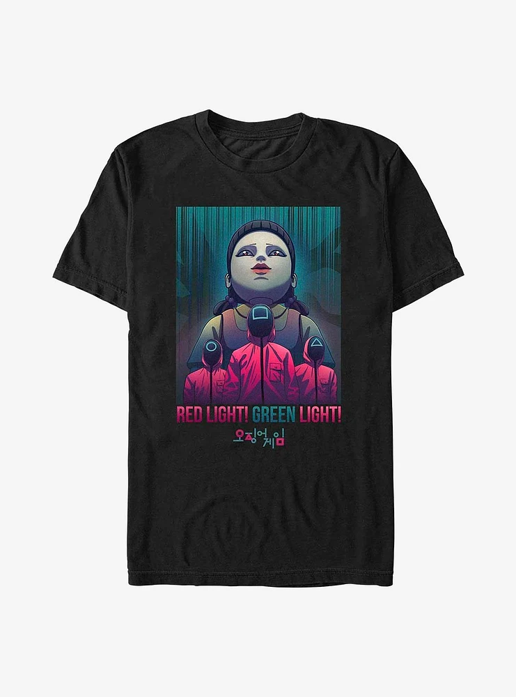 Squid Game Red Light Eyes T-Shirt