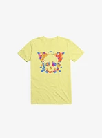 Inkblot Test Skull And Butterfly T-Shirt