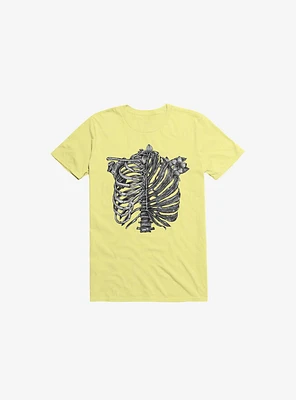 Skeleton Rib Tropical T-Shirt