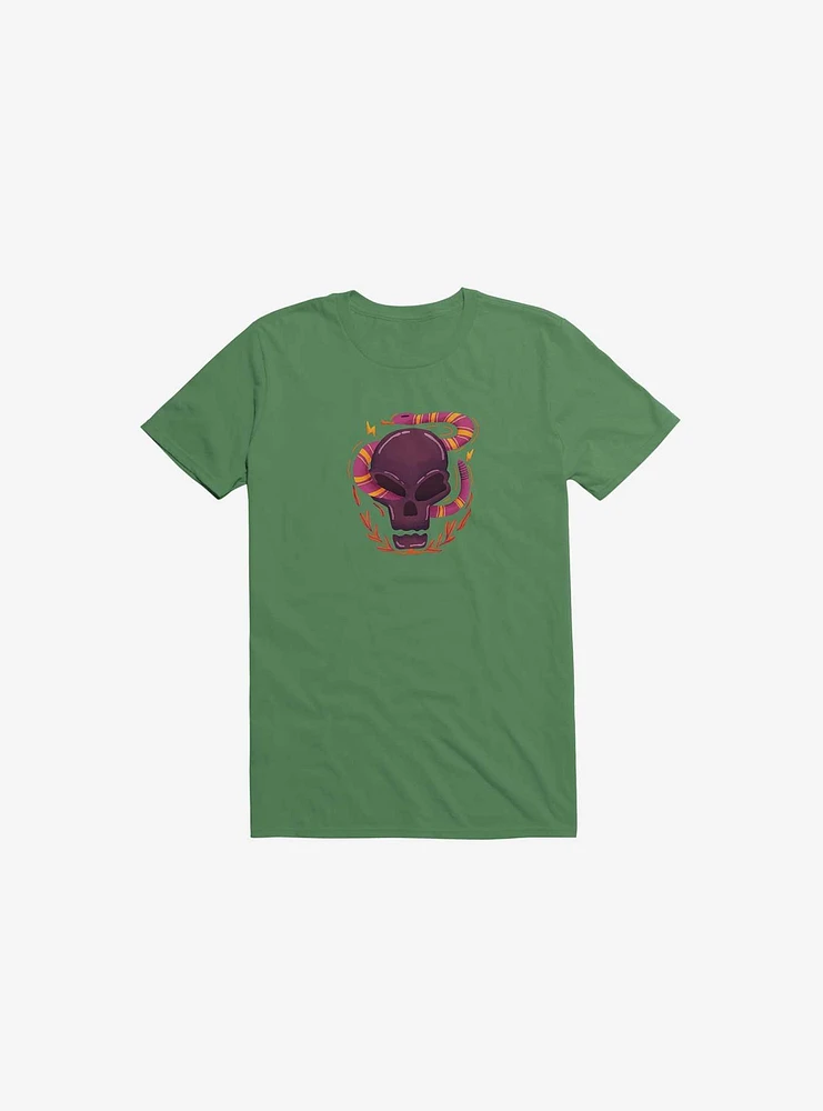 Skull Snake Illustration T-Shirt