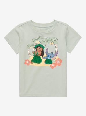 Disney Lilo & Stitch Hula Dancing Portraits Toddler T-Shirt - BoxLunch Exclusive