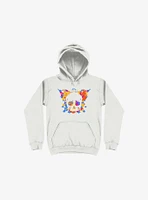 Inkblot Test Skull And Butterfly Hoodie