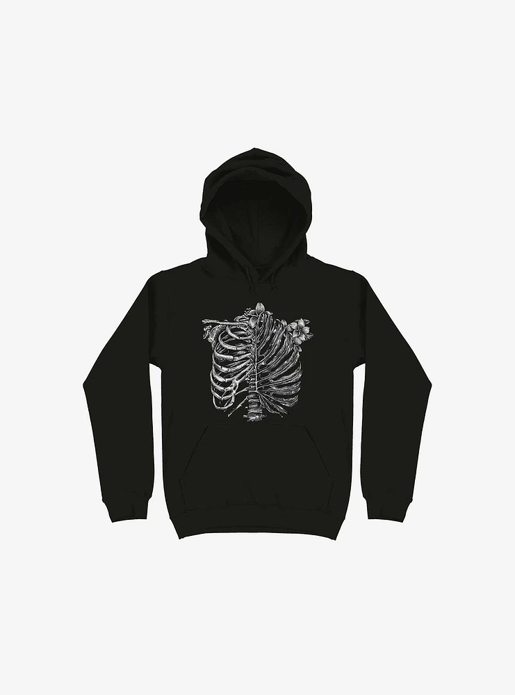 Skeleton Rib Tropical Hoodie