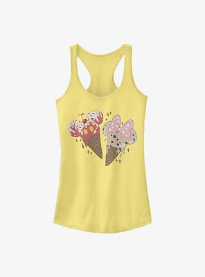 Disney Mickey Mouse & Minnie Ice Cream Cones Girls Tank Top