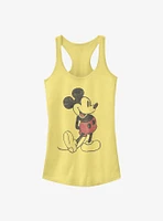 Disney Mickey Mouse Vintage Classic Girls Tank