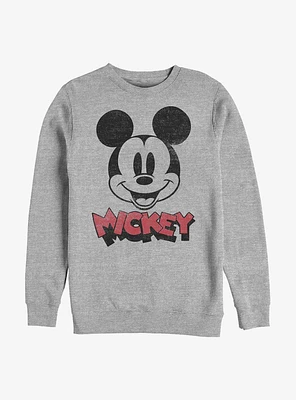 Disney Mickey Mouse Heads Up Crew Sweatshirt
