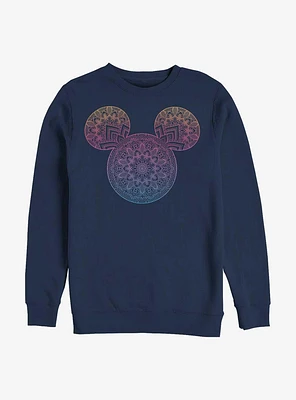 Disney Mickey Mouse Mandala Fill Crew Sweatshirt