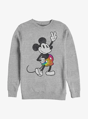 Disney Mickey Mouse Tie Dye Outfit Crew Sweatshirt