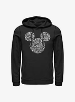 Disney Mickey Mouse Icons Fill Hoodie