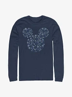 Disney Mickey Mouse Ear Snowflakes Long-Sleeve T-Shirt