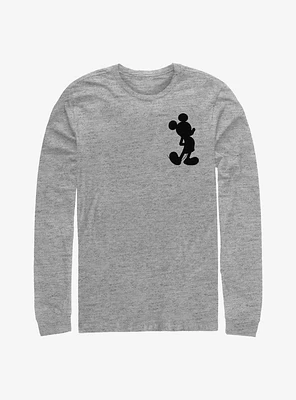 Disney Mickey Mouse Silhouette Long-Sleeve T-Shirt