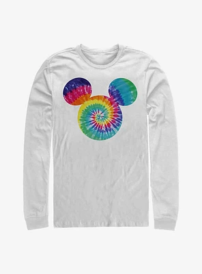 Disney Mickey Mouse Tie Dye Fill Long-Sleeve T-Shirt