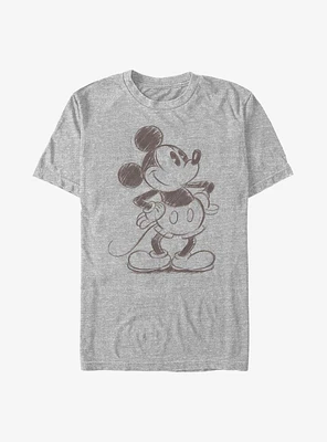 Disney Mickey Mouse Sketched T-Shirt
