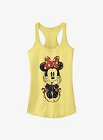 Disney Minnie Mouse Sitting Sketch Girls Tank