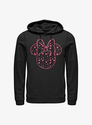 Disney Minnie Mouse Hearts Fill Hoodie