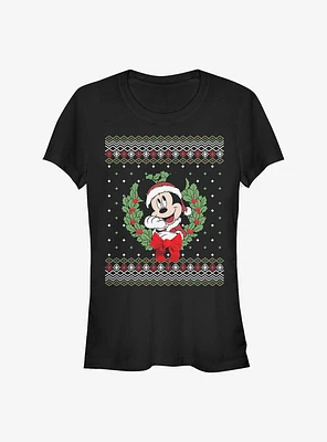 Disney Mickey Mouse Ugly Holiday Girls T-Shirt