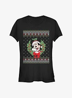 Disney Mickey Mouse Ugly Holiday Girls T-Shirt